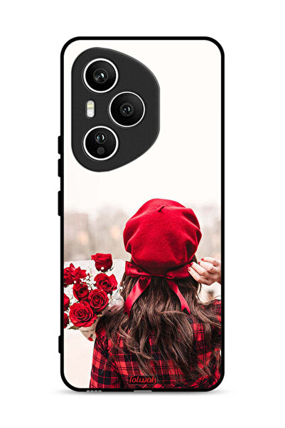 Tolwak غطاء حماية لهاتف Honor 400 Pro يحمل زهورًا