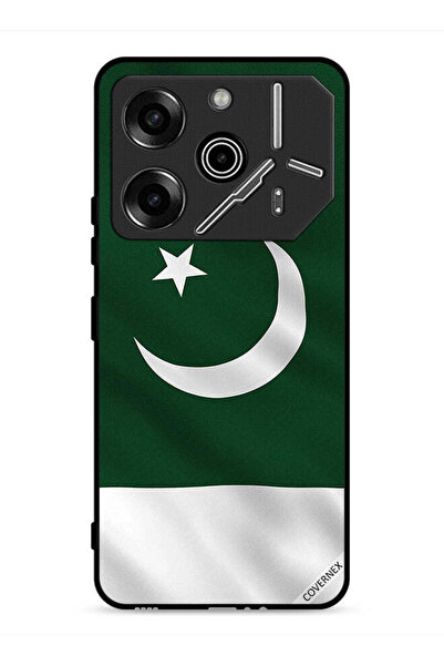 Covernex غطاء حماية لهاتف تكنو بوفا 6 برو 5G بعلم باكستان