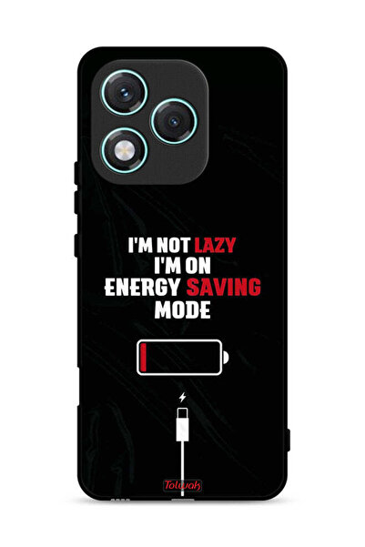 Tolwak غطاء حماية لهاتف Honor 400 Lite - أنا لست كسولاً، أنا في وضع توفير الطاقة