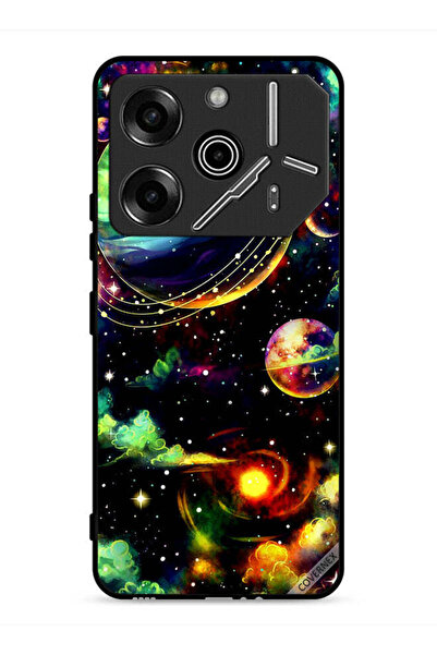 Covernex غطاء حماية لهاتف تكنو بوفا 6 برو 5G، نباتات زحل