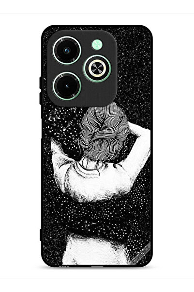 Covernex غطاء حماية لهاتف Infinix Hot 40i 4G برسومات فتاة دودل الخيالية الليلية