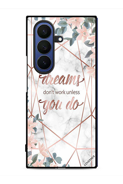 Covernex Samsung Galaxy Z Fold7 Protective Case Cover Dreams Don't Work Unles...