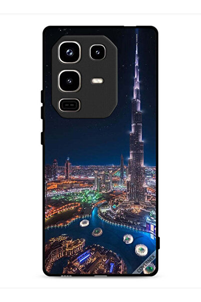 Covernex غطاء حماية لهاتف Infinix Note 50 Pro 4G بمنظر ليلي لوسط المدينة