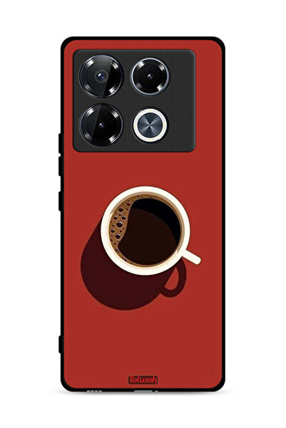 Tolwak غطاء حماية لهاتف Infinix Note 40 Pro 5G بفن فنجان القهوة