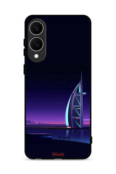 Tolwak غطاء حماية لهاتف سامسونج جالاكسي إس 25 إيدج - فن برج العرب الرقمي