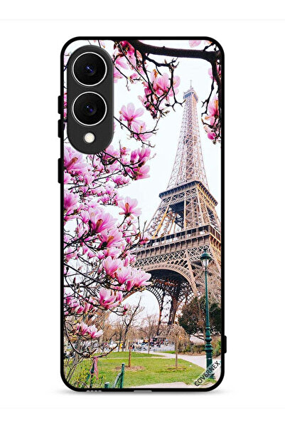 Covernex غطاء حماية لهاتف سامسونج جالاكسي S25 إيدج بتصميم زهور وبرج إيفل