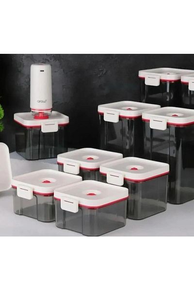 FARALYAHOME Sunn 10 Piece Vacuum Storage Container