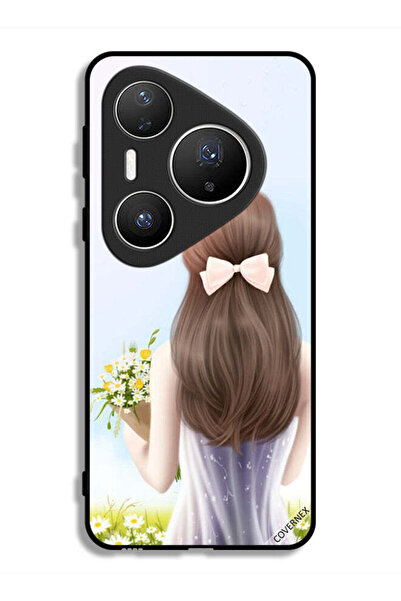 Covernex غطاء حماية لهاتف هواوي بيورا 80 برو بلس - فتاة جميلة