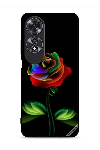 Covernex Oppo A60 Protective Case Cover Rainbow Color Rose