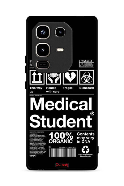 Tolwak غطاء حماية لهاتف Infinix Note 50 Pro 4G، ملصق طالب الطب