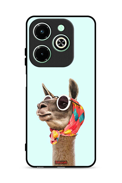 Tolwak غطاء حماية لهاتف Infinix Hot 40i 4G بلون جمل أنيق وجذاب