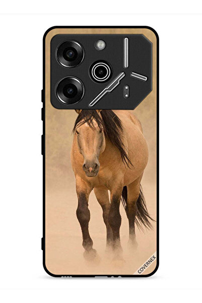 Covernex غطاء حماية لهاتف تكنو بوفا 6 برو 5G بطبعة سباق الخيل