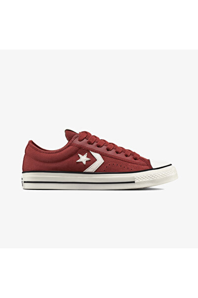 Converse Star Player 76 Suede Unisex Bordo Sneaker