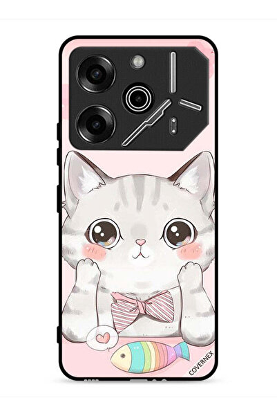 Covernex غطاء حماية لهاتف تكنو بوفا 6 برو 5G، لون سمكة القط