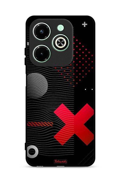 Tolwak Infinix Hot 40i 4G Protective Case Cover Cross Sign