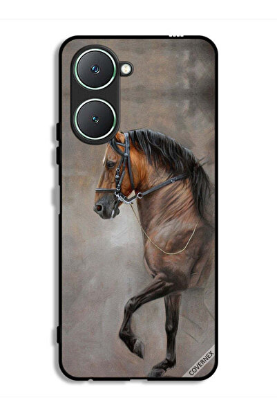Covernex غطاء حماية لهاتف Vivo Y18i 4G، صورة حصان عتيقة
