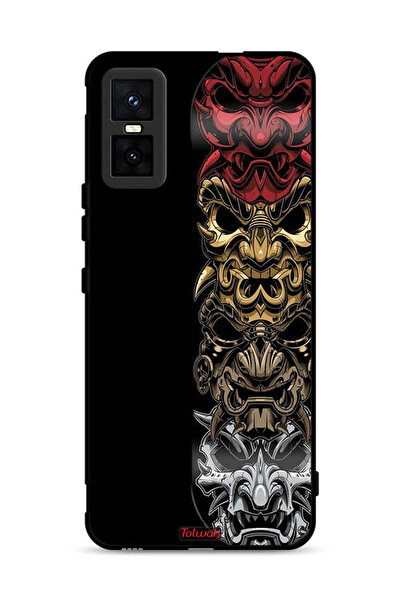 Tolwak غطاء حماية لهاتف Infinix GT 30 Pro مع رسومات فنية للرؤوس