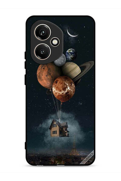 Covernex غطاء حماية لهاتف Honor 400 بتصميم Balloon Planets Takes Home