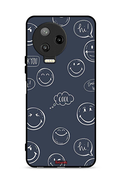 Tolwak غطاء حماية لهاتف Infinix Note 12 Pro 4G برسومات Cool Faces