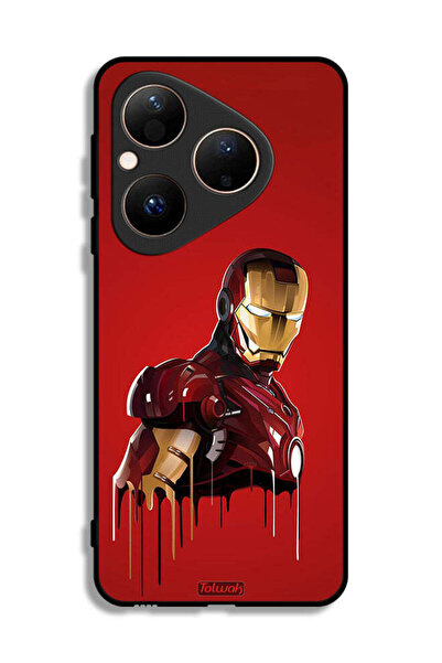 Tolwak غطاء حماية هواوي بيورا 80 برسومات الرجل الحديدي