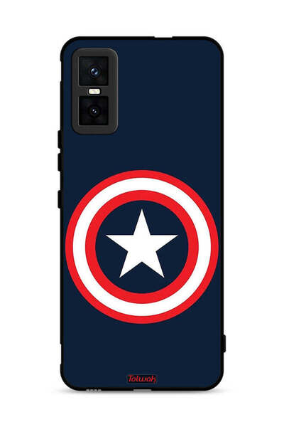 Tolwak غطاء حماية لجهاز Infinix GT 30 Pro بتصميم كابتن أمريكا