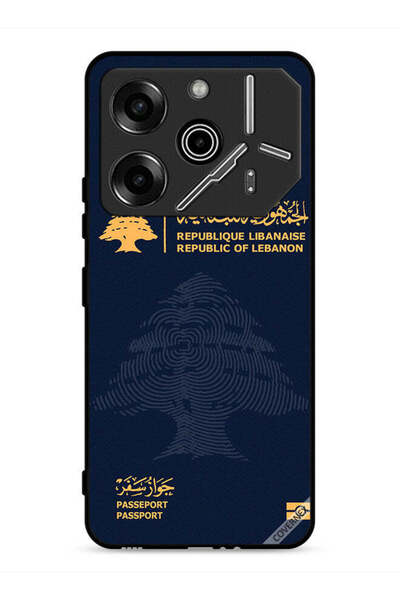 Covernex غطاء حماية لهاتف تكنو بوفا 6 برو 5G، جواز سفر لبناني