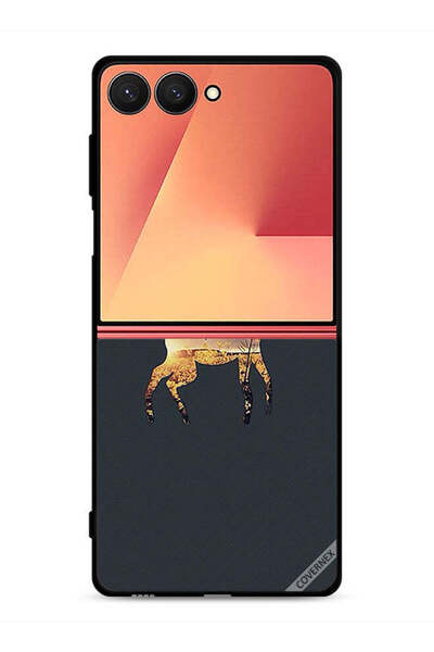 Covernex غطاء حماية لهاتف Samsung Galaxy Z Flip7 بتصميم غزال