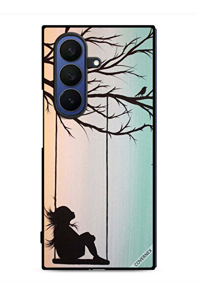 Covernex Samsung Galaxy Z Fold7 Protective Case Cover Sad Little Girl Art Paint