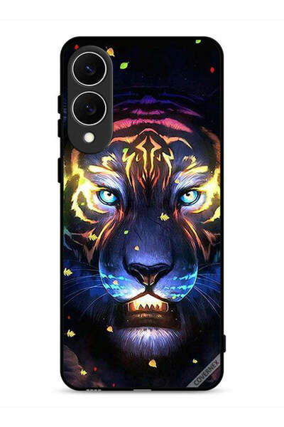 Covernex غطاء حماية لهاتف Samsung Galaxy S25 Edge بتصميم مشبك فني على شكل أسد