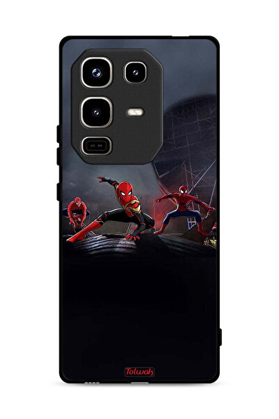 Tolwak غطاء حماية لجهاز Infinix Note 50 Pro 4G بتصميم العناكب الثلاثة