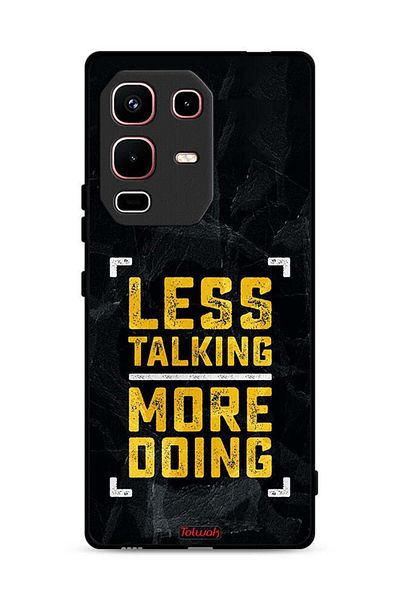Tolwak Infinix Note 50s Protective Case Cover Less Talking More Doing