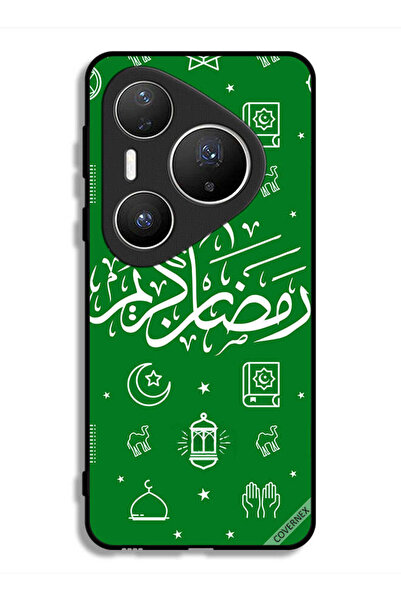 Covernex غطاء حماية لهاتف هواوي بيورا 80 برو بلس - رمضان كريم - أخضر
