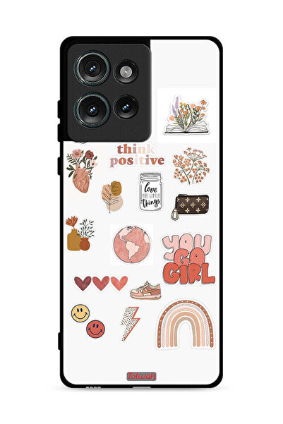 Tolwak غطاء حماية لهاتف موتورولا إيدج 50 - You Go Girl