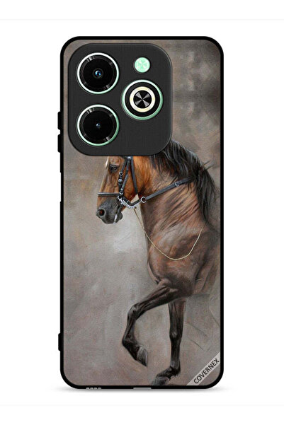 Covernex غطاء حماية لهاتف Infinix Hot 40i 4G، صورة حصان عتيقة