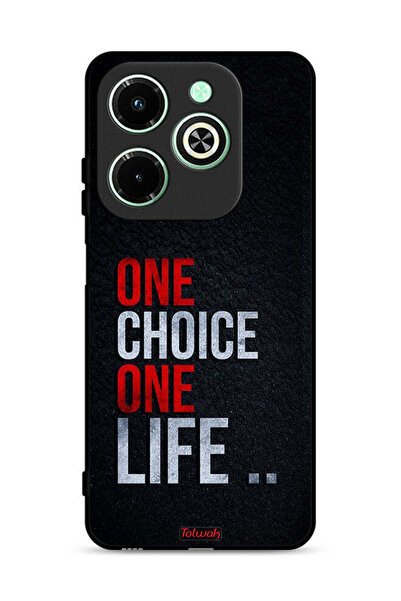 Tolwak غطاء حماية لهاتف Infinix Hot 40i 4G One Choice One Life