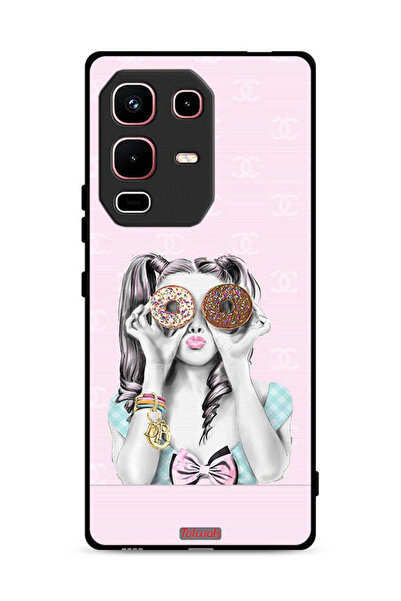 Tolwak غطاء حماية لهاتف Infinix Note 50s يحمل قطعتين من الدونات