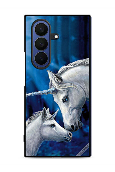 Covernex غطاء حماية لهاتف سامسونج جالاكسي زد فولد 7، محب يونيكورن، يونيكورن صغير