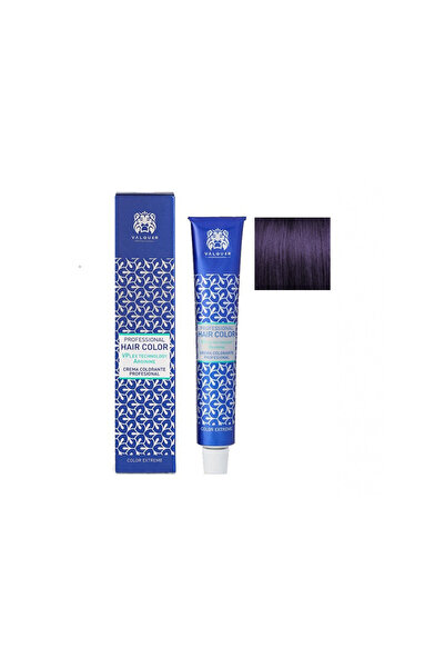 Valquer Negru Violet 1 V - Vopsea de păr permanentă cu Plex și Arginină 60g
