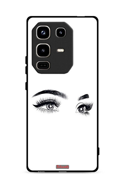 Tolwak غطاء حماية لهاتف Infinix Note 50 Pro 4G برسومات عيون فنية