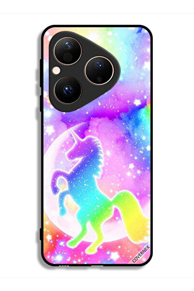Covernex Huawei Pura 80 Protective Case Cover Rainbow Unicorn