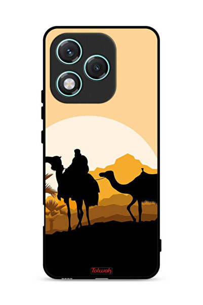 Tolwak غطاء حماية لهاتف Honor 400 Lite برسومات جمال الصحراء