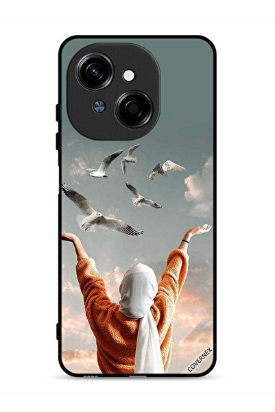 Covernex غطاء حماية لهاتف تكنو سبارك جو 1S 4G بطبعة طيور طائرة