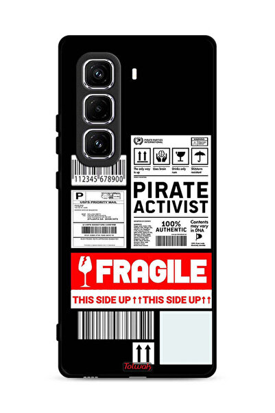 Tolwak غطاء حماية لهاتف Infinix Hot 50 Pro 4G، ملصق هشّ للناشط الخاص