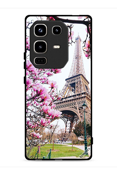 Covernex غطاء حماية لهاتف إنفينيكس نوت 50 برو 4G بطبعة زهور وبرج إيفل