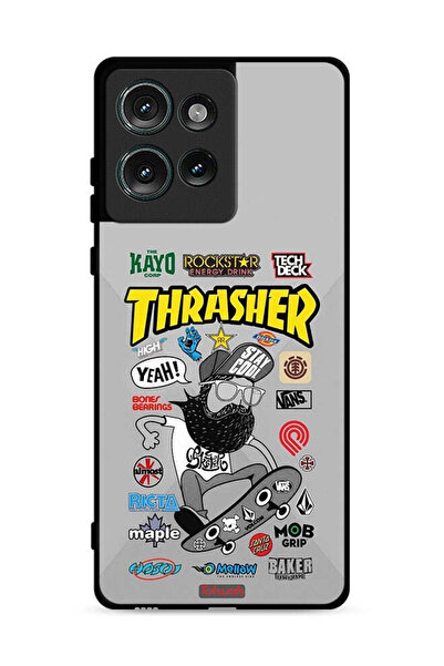 Tolwak غطاء حماية لهاتف موتورولا إيدج 50 بتصميم ملصق ثراشر