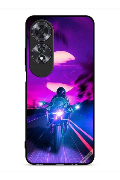 Covernex غطاء حماية Oppo A60 بخلفية رجل على دراجة
