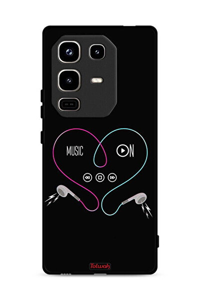 Tolwak غطاء حماية لهاتف Infinix Note 50 Pro 4G مع موسيقى