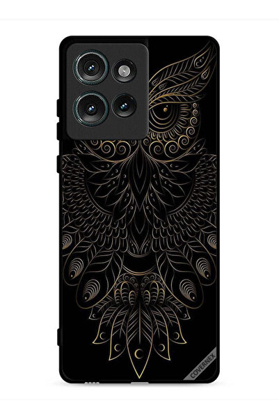 Covernex غطاء حماية لهاتف موتورولا إيدج 50 بتصميم بومة زهرية عصرية