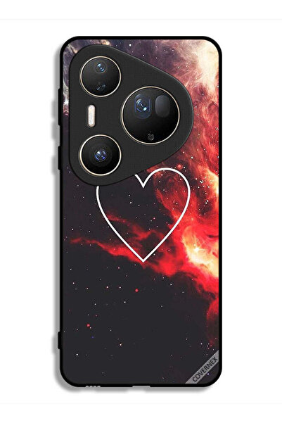 Covernex غطاء حماية فائق من هواوي بيورا 80 بتصميم قلب في الفضاء