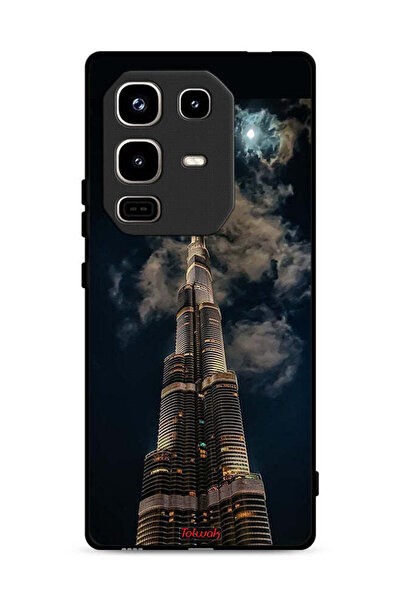 Tolwak Infinix Note 50 Pro 4G Protective Case Cover Burj Khalifa In Night